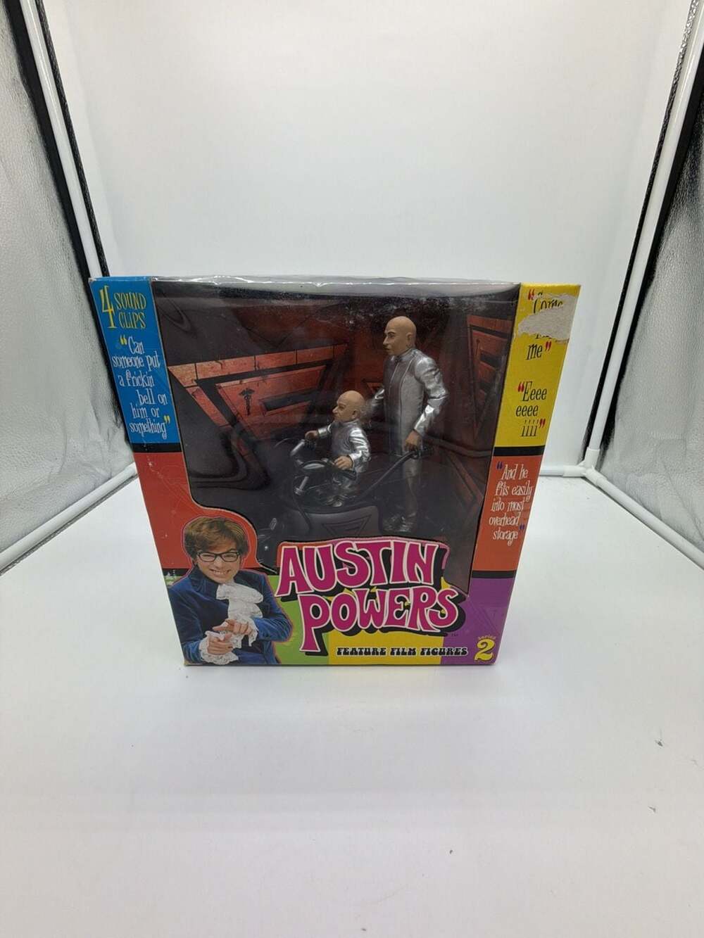 1999 McFarlane Toys Austin Powers Series 2 Dr. Evil and Mini Me with Mini Mobile